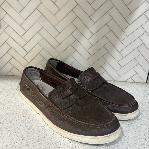 Cole Haan Nantucket Penny Slip On Dark Chocolate Men’s Size 12M - Picture 3 of 10